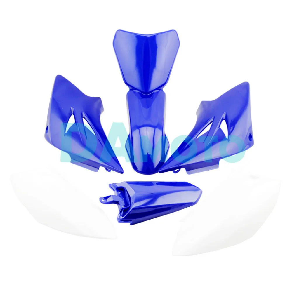 NEW TTR50 blue/white plastic kit for yamaha motorcycle moto DIRT PIT