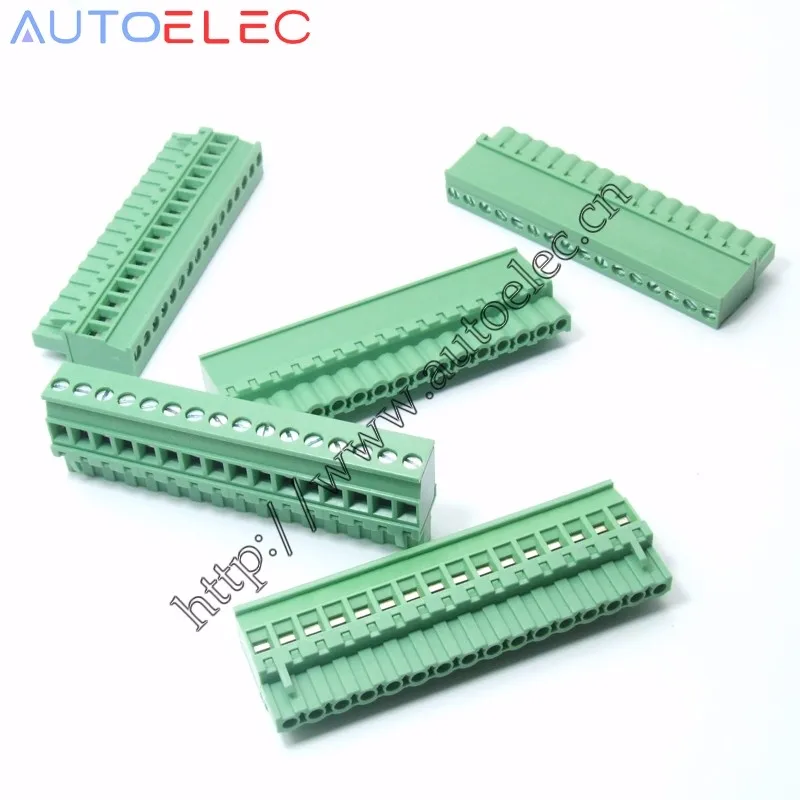 

Pitch 5.08mm 14pin Screw Plug-in Terminal Blocks connector NS35mm Din Rail Mounting instead of NO: UMSTBVK 2,5/ 14-G-5,08