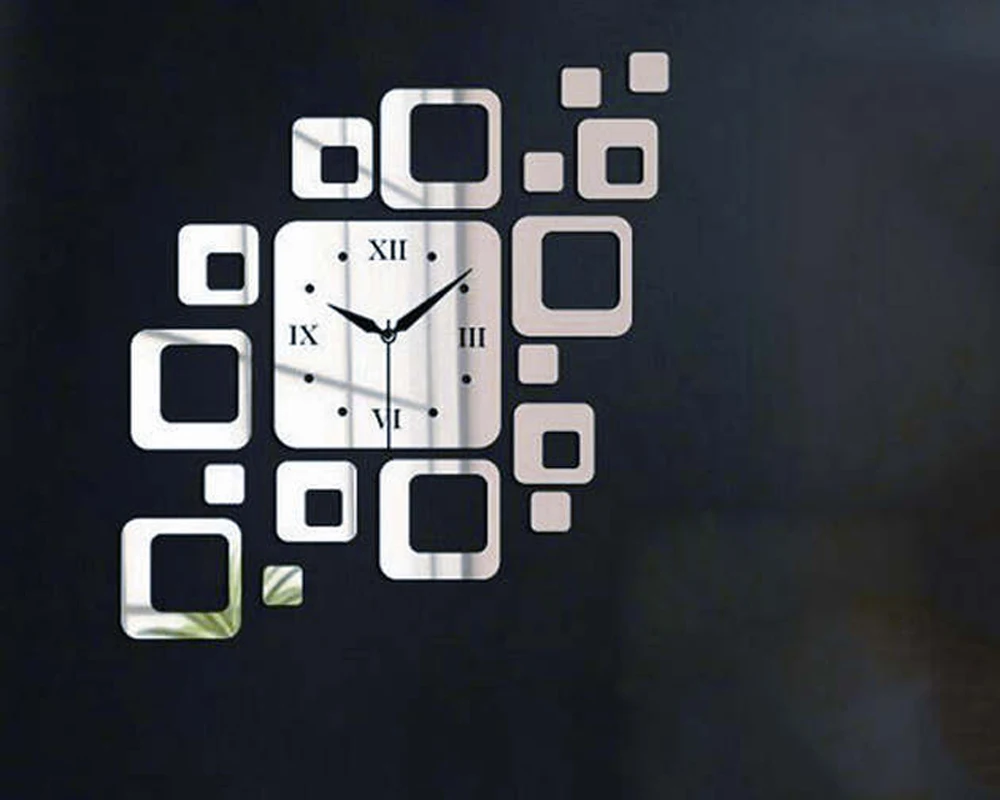 hot and new sale fashion decoration wall clock creative mirror watches