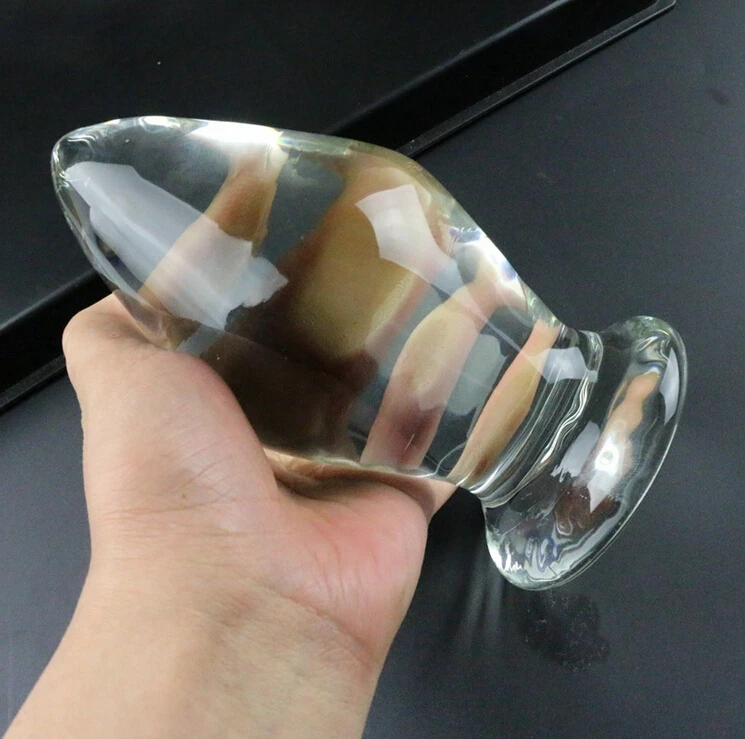 Super Big Glass Dildo Anal Plug Erotic Toys Butt Plug Porn Adult Sex