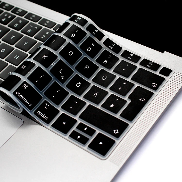 HRH-Hot-Sale-Silicone-German-Keyboard-Skin-Cover-for-MacBook-Air-13-A1932-with-Touch-ID (1)