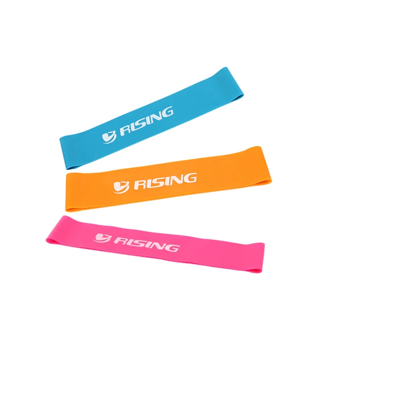 

Set of 3 Yoga Pilates Stretch Resistance Band Exercise Fitness Band Training Elastic Exercise Fitness Rubber High Quality
