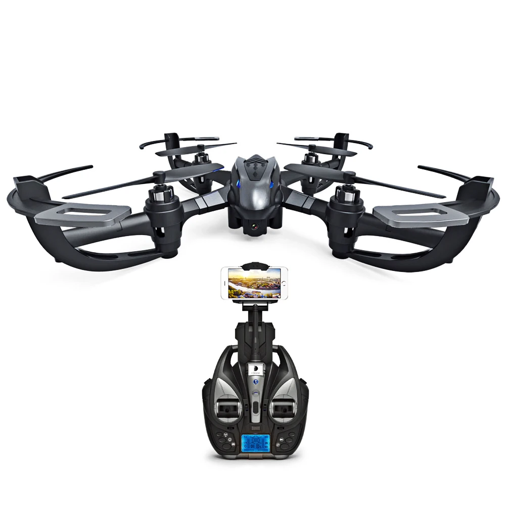 

Mini Drone Headless i4w 0.3MP WIFI FPV Camera 2.4GHz 4 Channel 6 Axis Gyro Quadcopter With 360 Degree Rollover RTF Remote L3FE