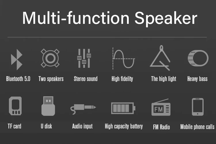 Nby 5540 портативный Bluetooth динамик FM радио беспроводной сабвуфер громкий динамик 3D стерео Бумбокс двойной динамик s компьютер бас TWS