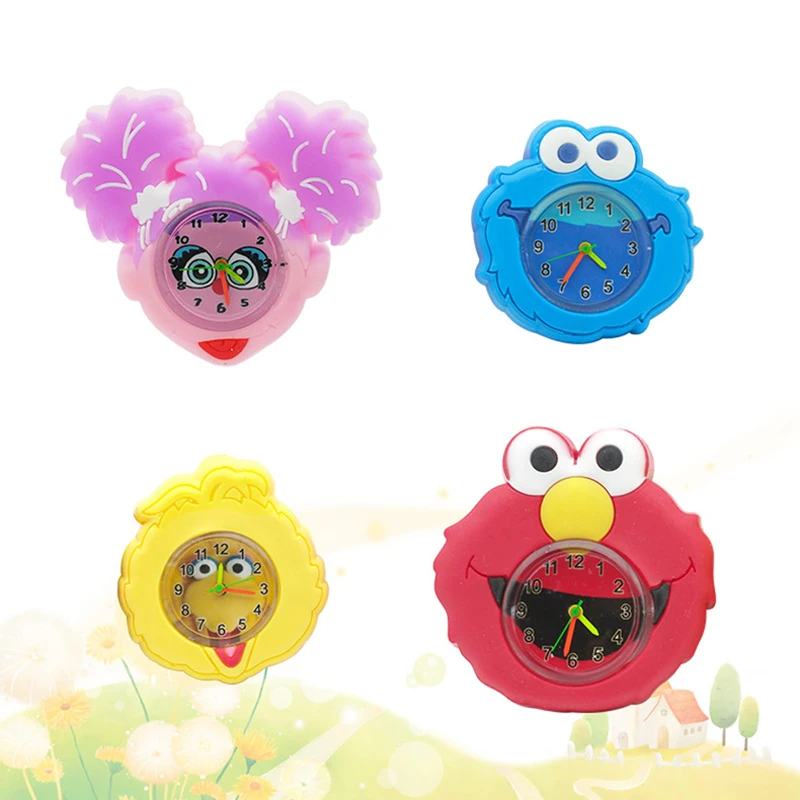 

Sesame Street Watch Cartoon Peripheral Dolls Pat Table Kawaii Emma Big Birds Exquisite Gift Boxed Kids Toys