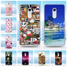 Per Alcatel A3 XL Caso Del Fumetto 3D Rilievo di Stampa Del Fiore Della Copertura Posteriore di TPU Molle della Cassa Del Silicone Coque Capa Funda(China)