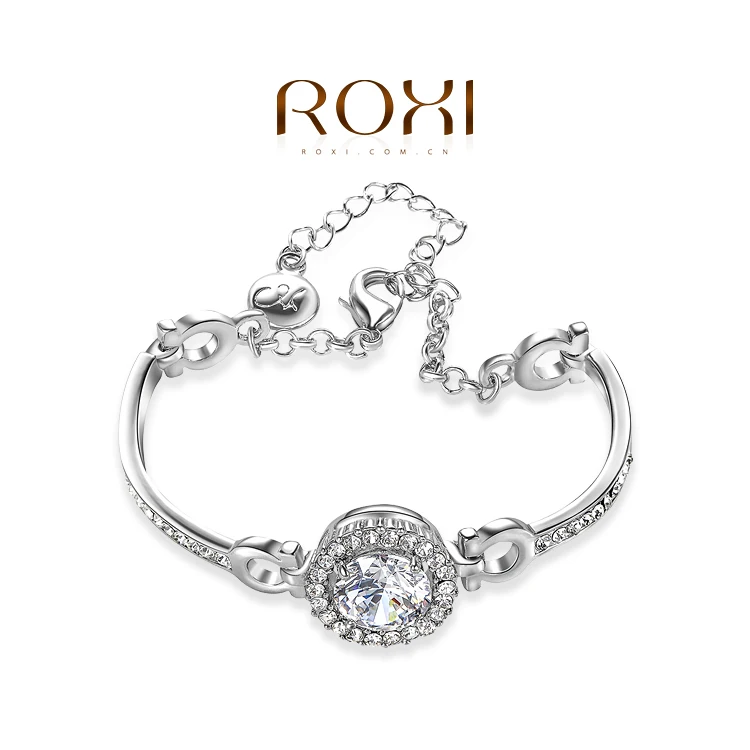 ROXI Fashion Rings gold plated font b trendy b font jewelry wedding gift Austrian crystal fashion