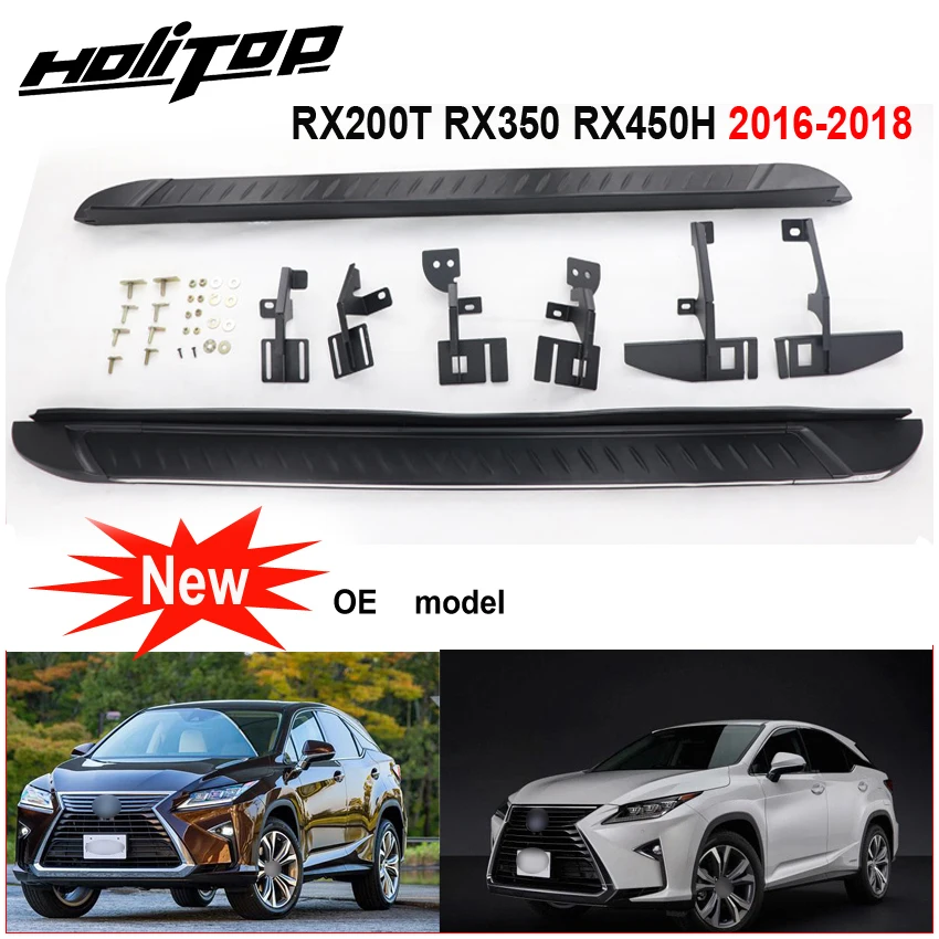 

New arrival foot Pedals side step bar running board for Lexus RX RX200T RX350 RX450H 2016-2018.SUV factory,free shipping to Asia