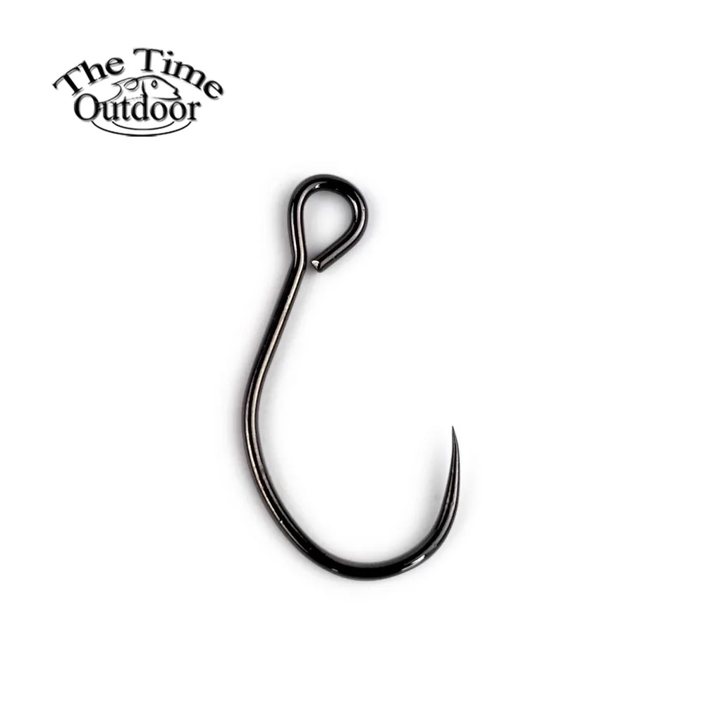 

100pcs barbless fishing hooks high carbon steel fishhook sharp hook bait hooks with size 4#6# 8# for plastic fishing lure hooks