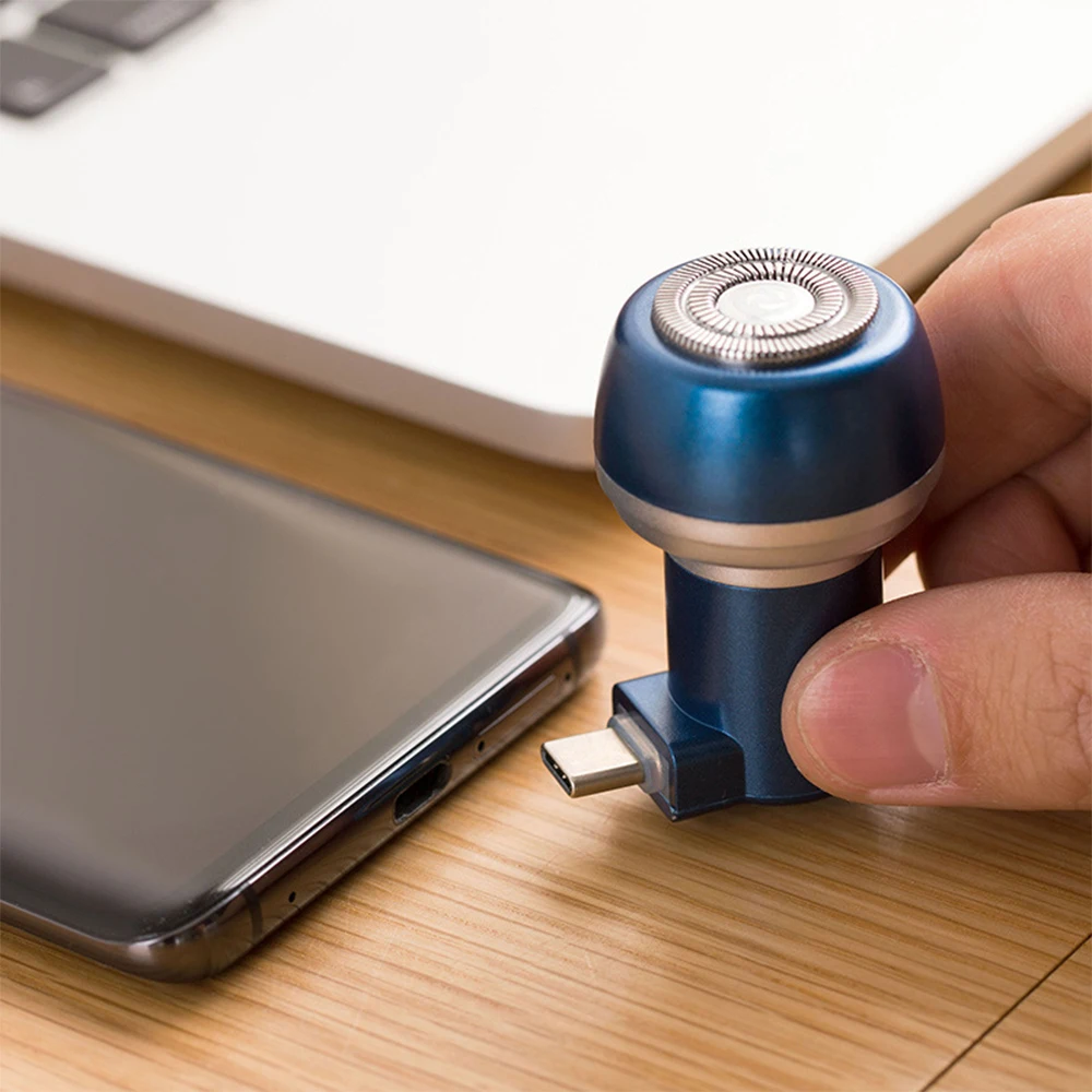 YMY Портативный магнитное всасывание телефонная бритва по OTG USB питание