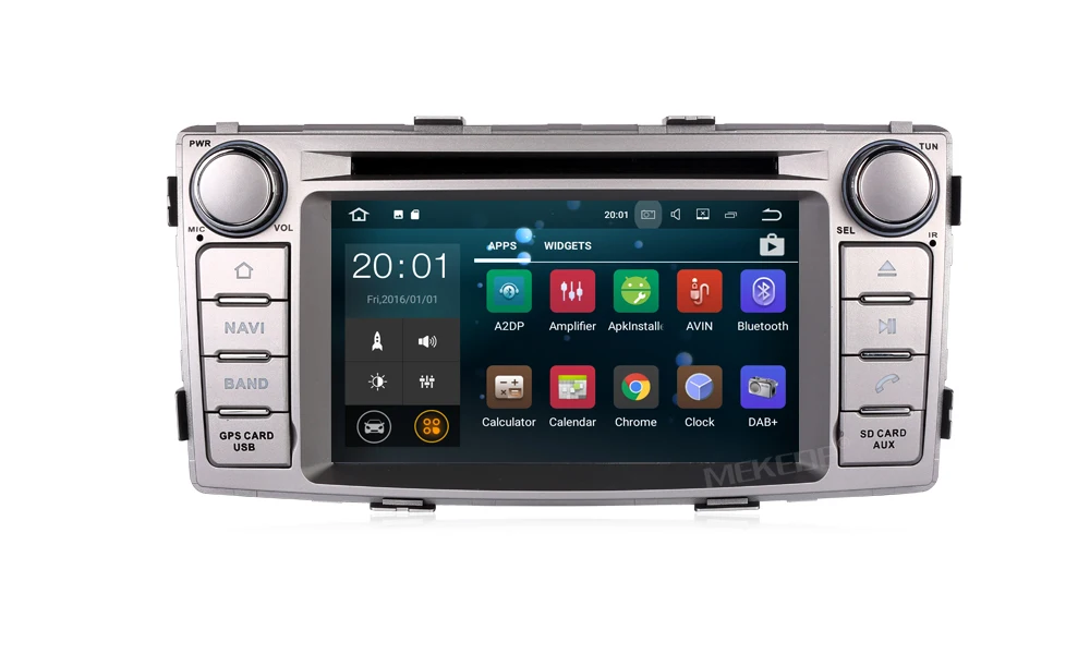 Flash Deal PX3 Android 7.1 2G RAM CAR DVD FOR TOYOTA HILUX / Fortuner 2012-2015 car audio gps player stereo head unit Multimedia build in 11