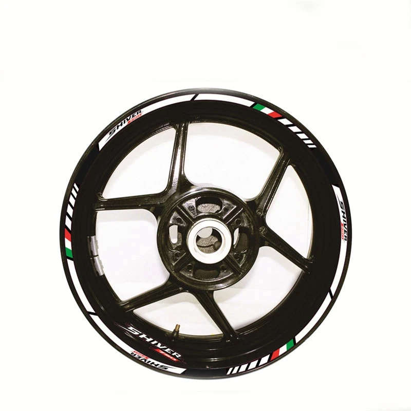 Наклейки на колеса мотоцикла Набор наклеек полоски ламинированные для APRILIA SHIVER
