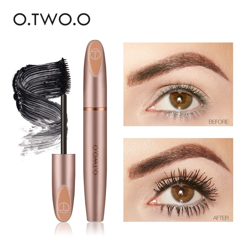 O.TWO.O 3D Silk Fiber Eyelash Black Mascara Waterproof Long Lasting