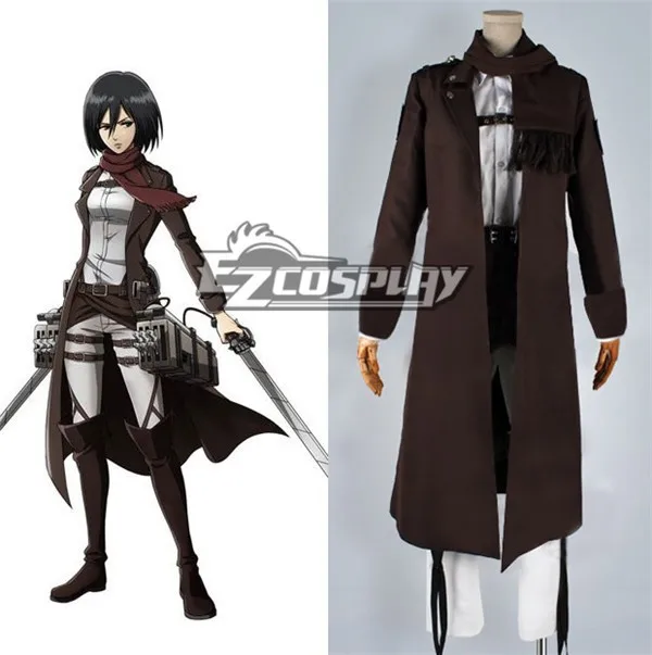 

Attack on Titan (Shingeki no Kyojin) Special Night Fighting Soldiers Maneuver Mikasa Ackerman Cosplay Costume E001