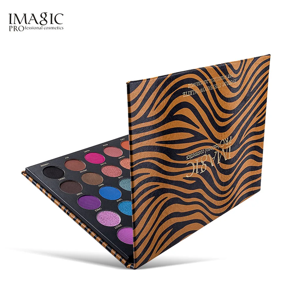 IMAGIC Eye Shadow Powder 35 Color Waterproof Plate Powder Matt Eyeshadow Cosmetic Makeup Tools Convenient Women July1