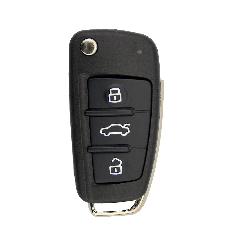 OkeyTech 3 кнопки для Audi a3 a4 b6 b8 tt a6 c5 q5 8p раскладной складной пульт дистанционного