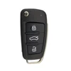 Складной ключ OkeyTech для Audi a3, a4, b6, b8, tt, a6, c5, q5, 8p, HU66, без логотипа ► Фото 3/6