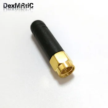 

1PC 2.4Ghz 2dbi rubber Zigbee antenna short 3cm SMA male connector straight OMNI #2 ham radio antenna