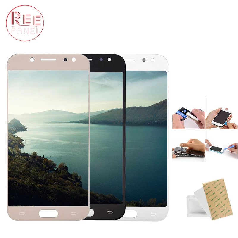 100% тестирование J5 Pro J530 ЖК дисплей Панель для Samsung 2017 J530F Сенсорный экран сборки SM
