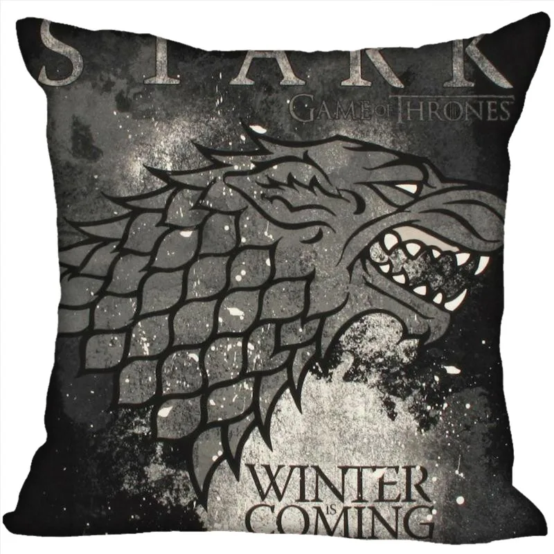 

H+P#81 New Hot Custom Pillowcase game of thrones #2 soft 45x45 cm (One Side) Pillow Cover Zippered SQ01003@H081