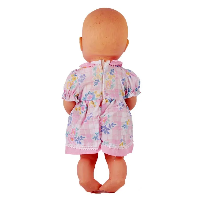 Одежда для кукол подходит для 35 см Nenuco кукла Nenuco Ropa Детские реалистичные аксессуары для куклы реборн ярко-красный ABC карманы платье на подтяжках