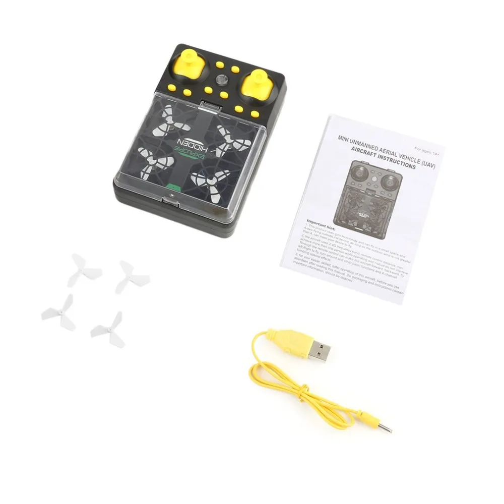 

QS003 2.4Ghz Mini RC Quadcopter Drone Aircraft UAV with 0.3MP Wifi FPV Camera Altitude Hold Crashworthy Structure 3D Flip