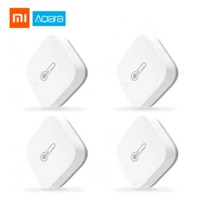 Sensor de ambiente Xiaomi Aqara Mi Gateway, sensor inteligente ZigBee de temperatura, humedad y presión de aire por control inalámbrico para Mi Home y Mijia Smart Home