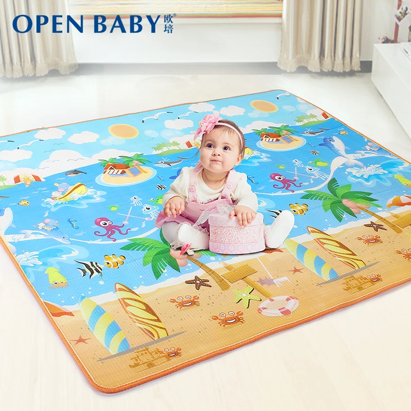 Beste Kwaliteit Double Side Baby Speelkleed Fruit Letters En Strand Dikte 1 Cm Kind Gym Tapijt Kids Kruipen Kleed Mat Speelgoed Mat Toys Baby Play Matcrawling Rug Aliexpress