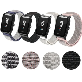 

Joyozy For Hua Mi Youth Nylon Watchwand 20mm Replacement Wrist Watchwand Soft Lightweight And Breathable And Comfortable Bands