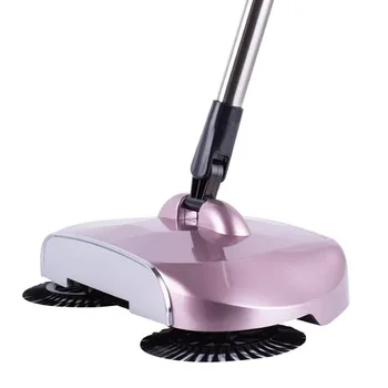 

Stainless Steel Sweeping Machine Push Type ABS Hand Push Magic Broom Dustpan Handle Household Cleaning Package Hand Sweeper Mop