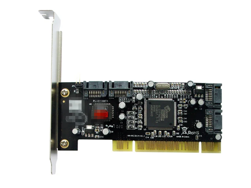 LIMEISI 1 шт. Фирменная Новинка 4 Порты и разъёмы SATA PCI контроллер RAID CARD SERIAL ATA ввода/ O PC
