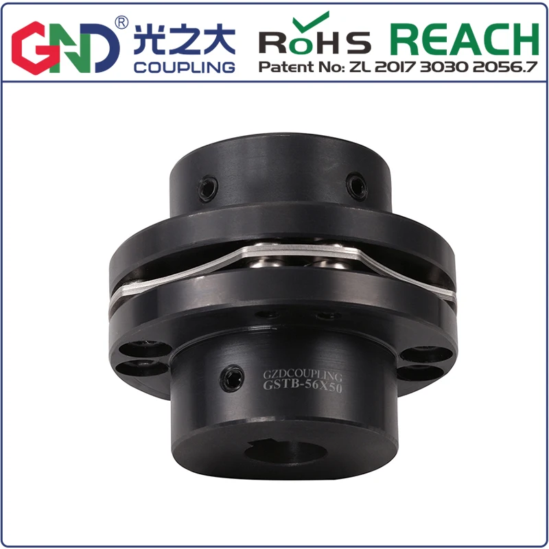 US $194.75 5 Pieces GSTB Flexible Coupler Steel High Rigidity Single Diaphragm Keyway Series For Servomotor Stepmotor Shaft Coupling