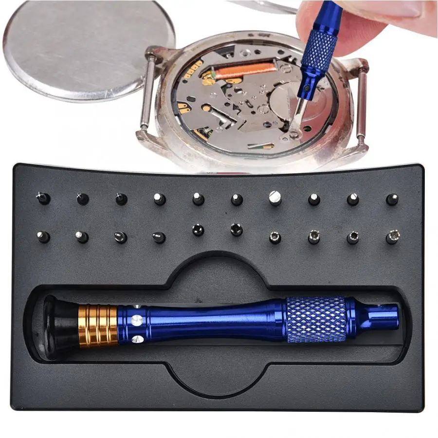 

20pcs Special-shaped Accurate Screwdrivers Set Watch Case Opener Watch Repair Tool Kit Clock Watch Parts for Watchmaker Tools c