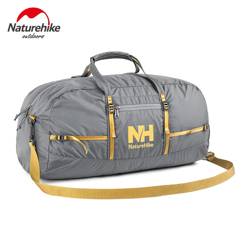 

NatureHike Nylon Foldable Bags Large Capacity Gym Bag Sports Bags Women Portable Single Shoulder Barrel Gym Totes Sport Bag
