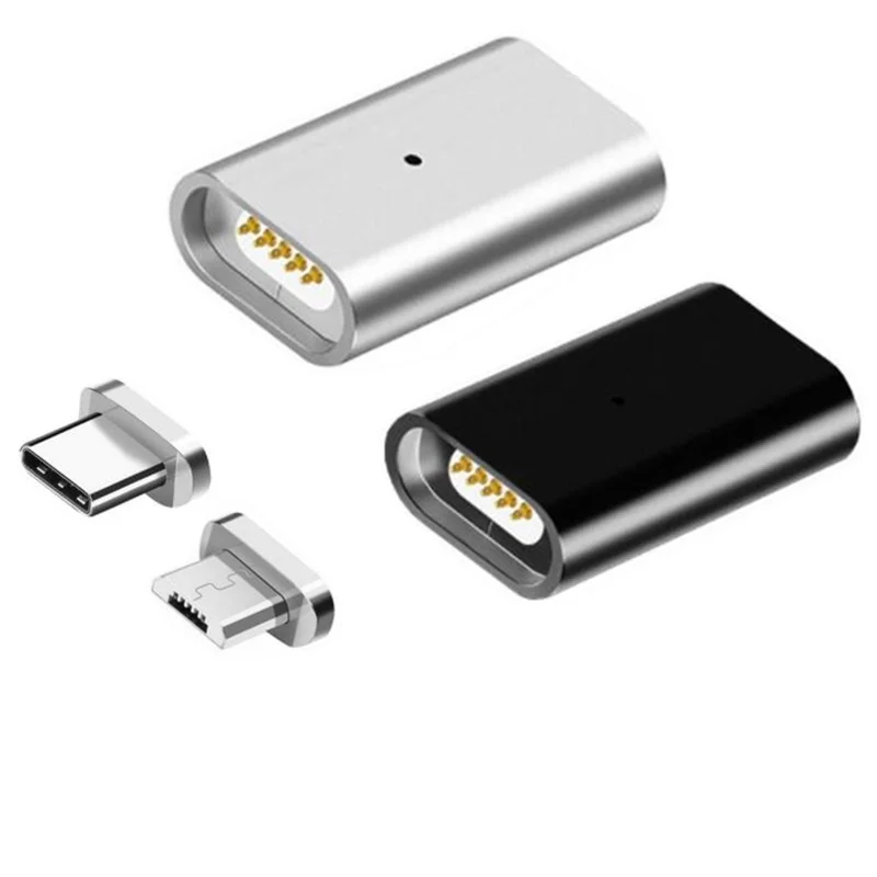 Tongdaytech Магнитный адаптер Mirco USB разъем для Iphone Micro USB-Type C зарядное устройство адаптер для samsung Xiaomi huawei