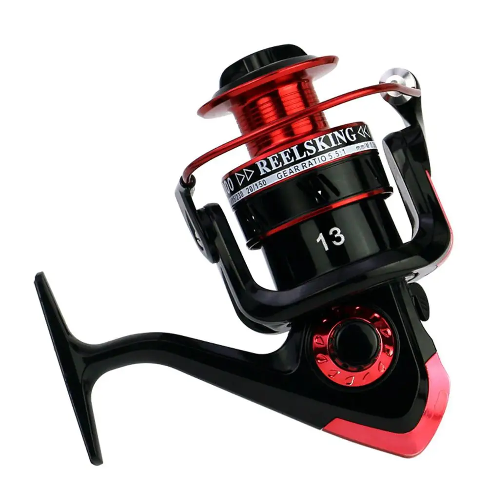 

13 axis Metal Wire Cup Wood Handle Fishing Reel Spinning Wheel Reel Fishing Equipment Fishing Reel