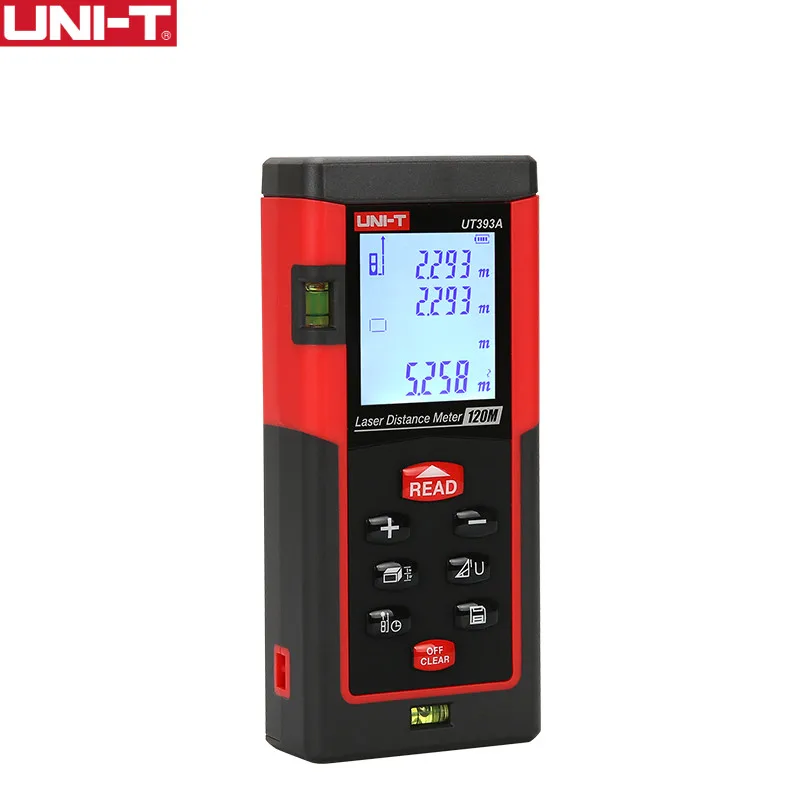 US $57.94 UNIT UT393A Laser Distance Meters 120 M Range AddSub Triangle Pythagore Continuous Measurement UNIT Rangefinder
