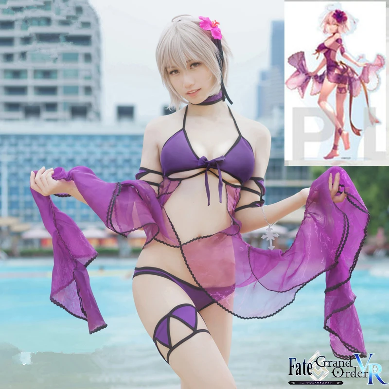 Женский купальник бикини Fate grand order маскарадный костюм Жанны д 'Арк альтер для