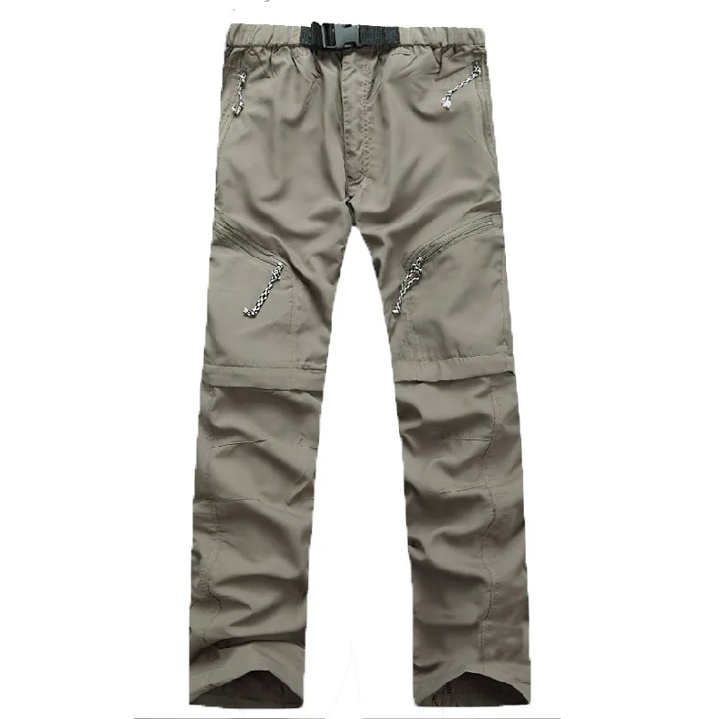Съемные летние мужские штаны для путешествий быстросохнущие водонепроницаемые брюки для туризма шорты эластичные тонкие брюки Альпинизм отслеживание рыбы во время рыбалки брюки