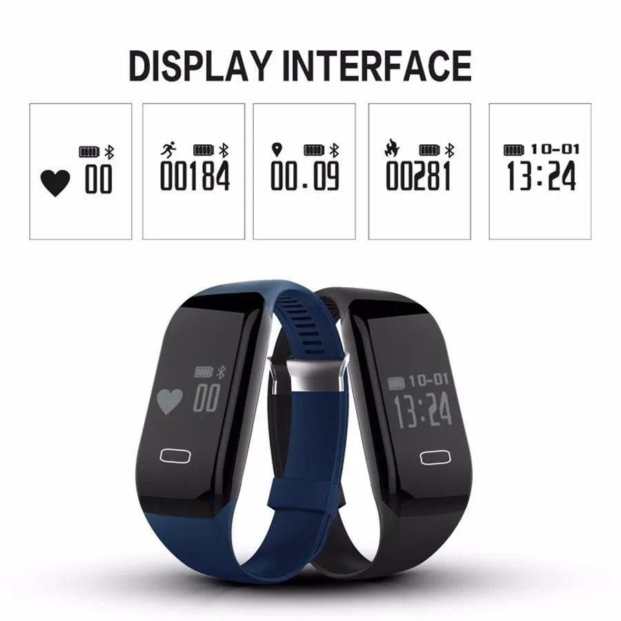 AWEI H3 heart rate sports smart Wristband FAST CLICK ONLINE