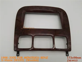 

Double Din Car Radio Fascia Trim Bezel Frame Panel Install Refit for MERCEDES-BENZ S-klasse (W220) 1998-2005