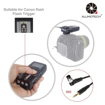 

For Canon Flash Trigger+2.4G Wireless Shutter Timer Remote DC0 Shutter Cable for Nikon D810 D800 D700 D500 D5 D4 D300 etc