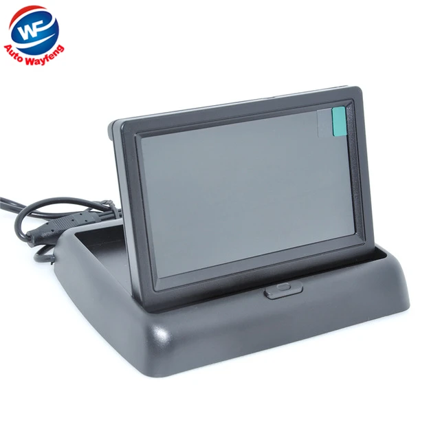 

4.3" Foldable TFT Color LCD Car Reverse Rearview Monitor 16:9 4.3 inch car Monitor for Camera DVD VCD camera DC 12V