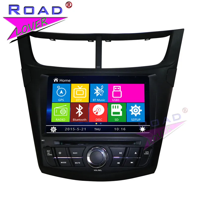 Автомобильный медиацентр TOPNAVI Wince 6 0 2Din 8 дюймов DVD-плеер радио для Chevrolet Aveo 2015