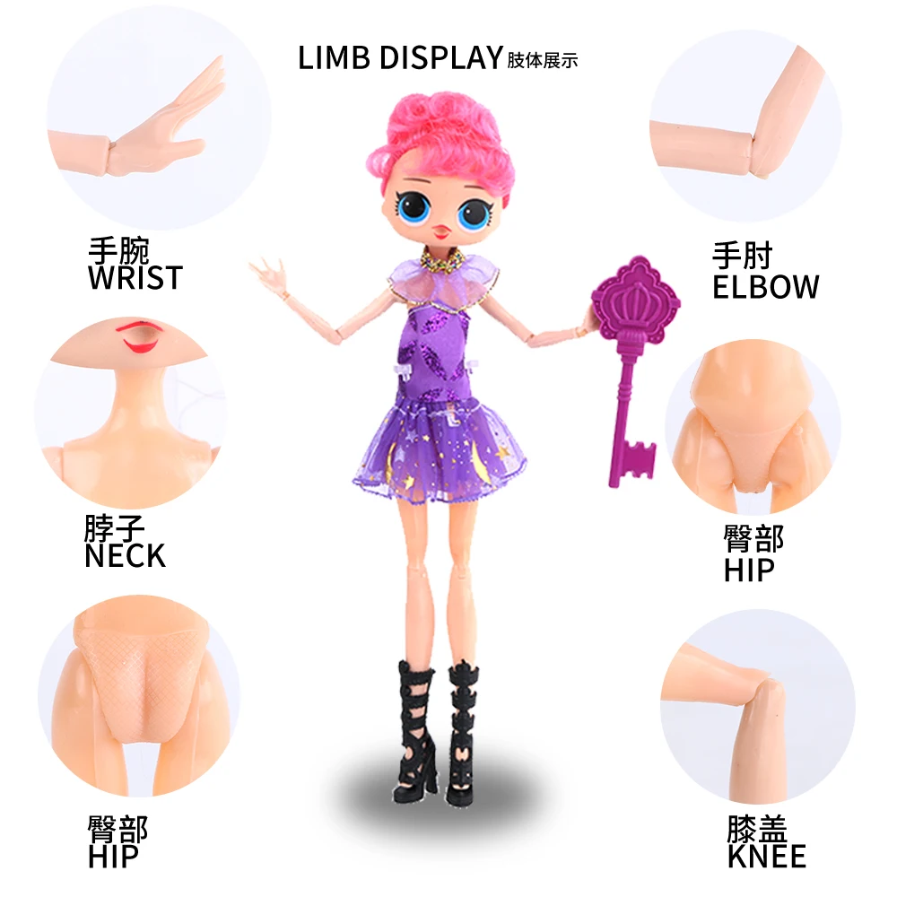Bjd модная принцесса сюрприз игрушка кукла Детские игрушки Подарочные для