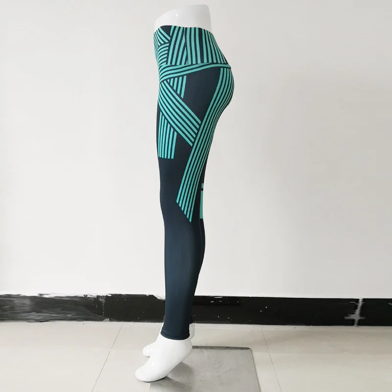 seasum leggings 2019 New Spring Women Leggings Striped digital printing Legging Sporting Fitness leggins Workout High Waist Leggin Pants zyia leggings