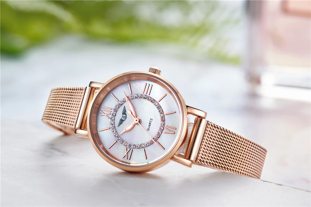 relógios de ouro relógio montre femme moda