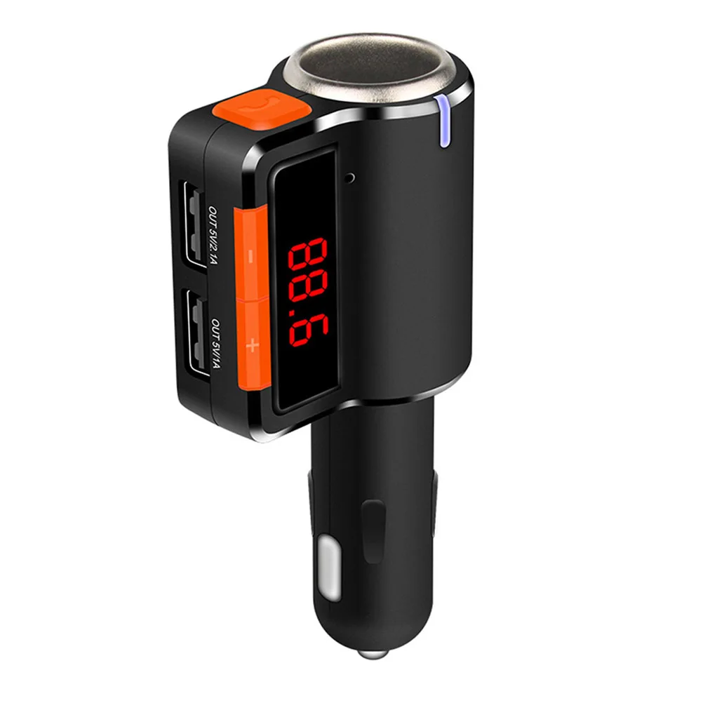 

Car MP3 Player with FM Transmitter / USB Charging Port / AUX-IN (Black+Orange)