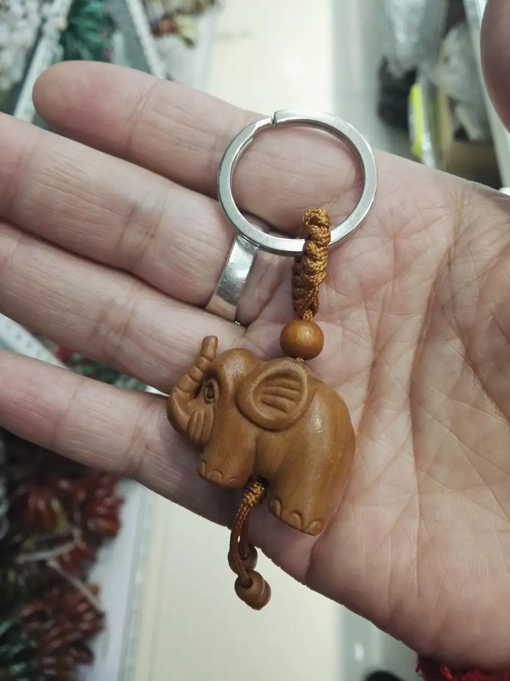 

PIXIU Woodcut,Creative Keychain,Car keyring,Wood Products. Creative Gifts BZJ006