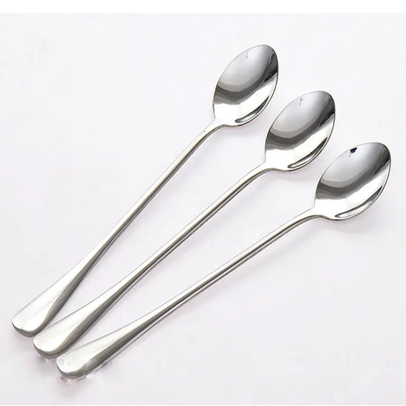 2015 new Delicate Korean 2PCS Stainless Steel Long-handled Students Stirring Spoon lovely cutlery free shipping 2015 new Delicate Korean 2PCS Stainless Steel Long-handled Students Stirring Spoon lovely cutlery free shipping